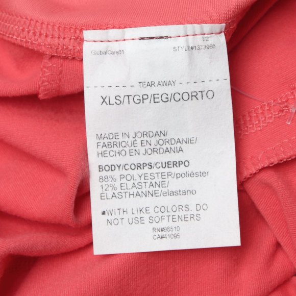 Under Armour Fitted Meridian Leggings Pockets Coral Pink Stretch  Athletic - Picture 7 of 8